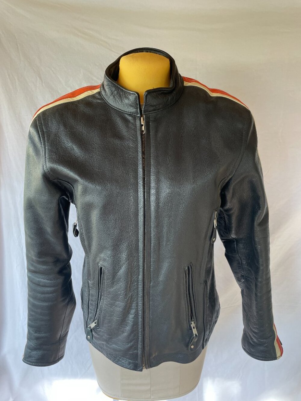 Women's Leather Riding Jacket - Picture 2 of 6